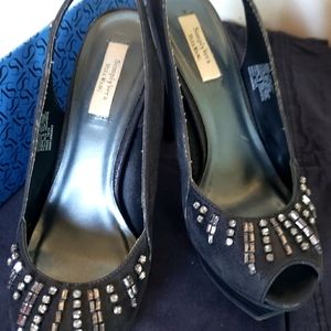 Vera Wang Simply Vera open toe slingback heel